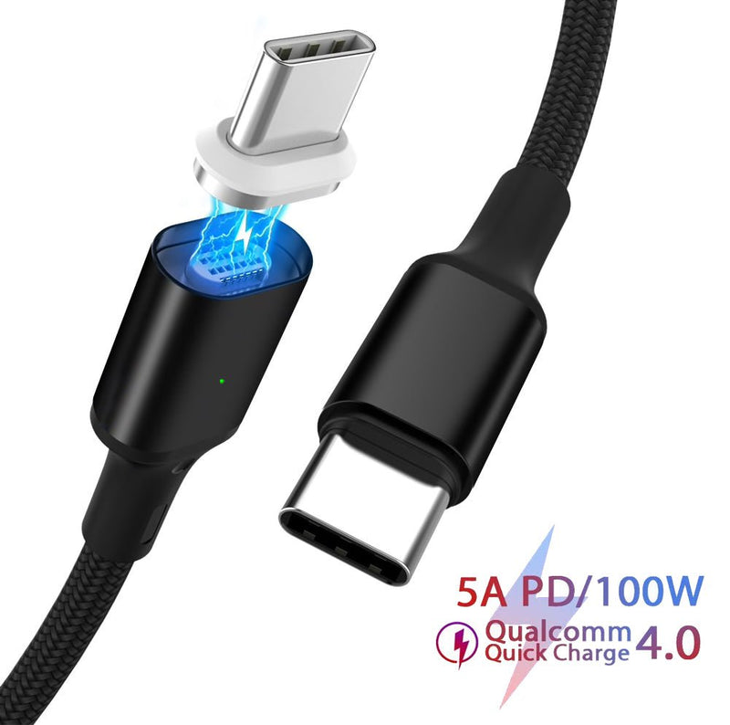 TEGAL - TEGAL 100W Magnetic USB-C to USB-C Cable - 1 Pack