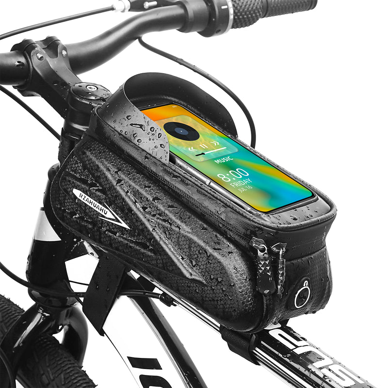 TEGAL Waterproof Bicycle Navigation Mount Phone Holder Black Bike Phone Mount Bag Bike Accessories EVA Hard Shell