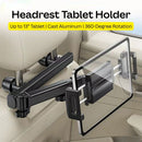 Universal backseat tablet holder for 4 to 13 inch devices.