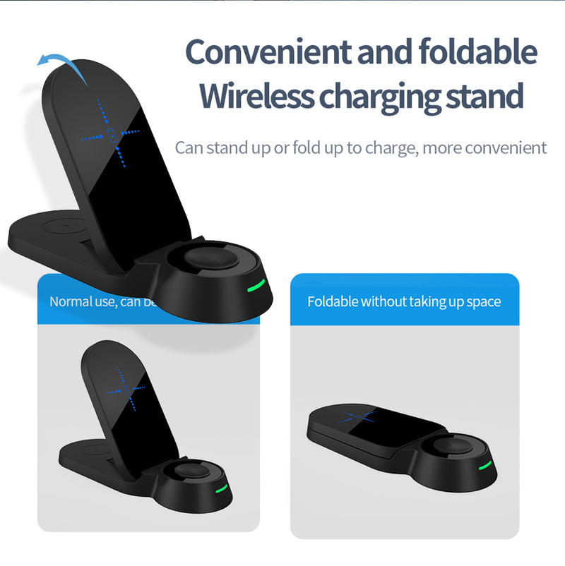 TEGAL Foldable 3 in 1 Wireless Charging Pad