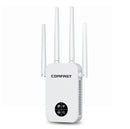 COMFAST Wifi Extender Signal Booster 1200Mbps Dual Band 5G 4 Antenna