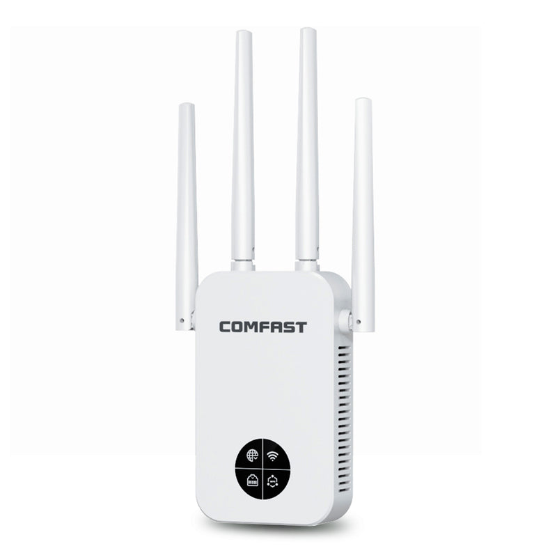 COMFAST Wifi Extender Signal Booster 1200Mbps Dual Band 5G 4 Antenna