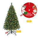 Deluxe Green Pine Christmas Tree Pre Lit 120cm 325 Tips