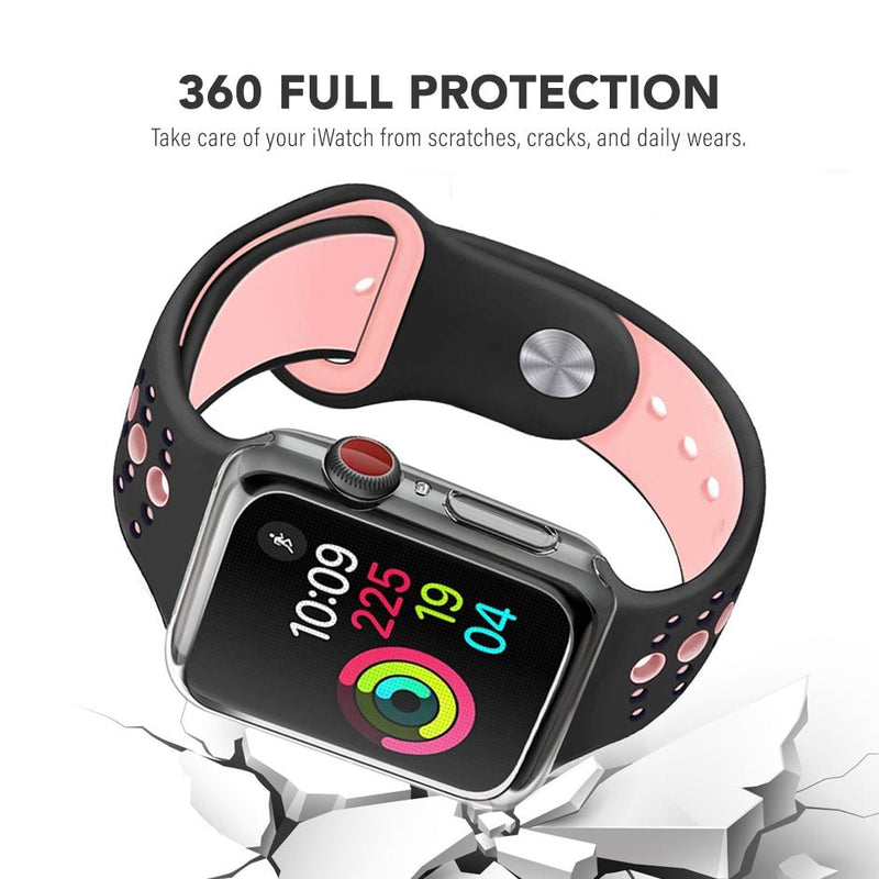 TEGAL - Clear TPU Soft Case / Screen Protector for Apple Watch Series 9 45mm - x1