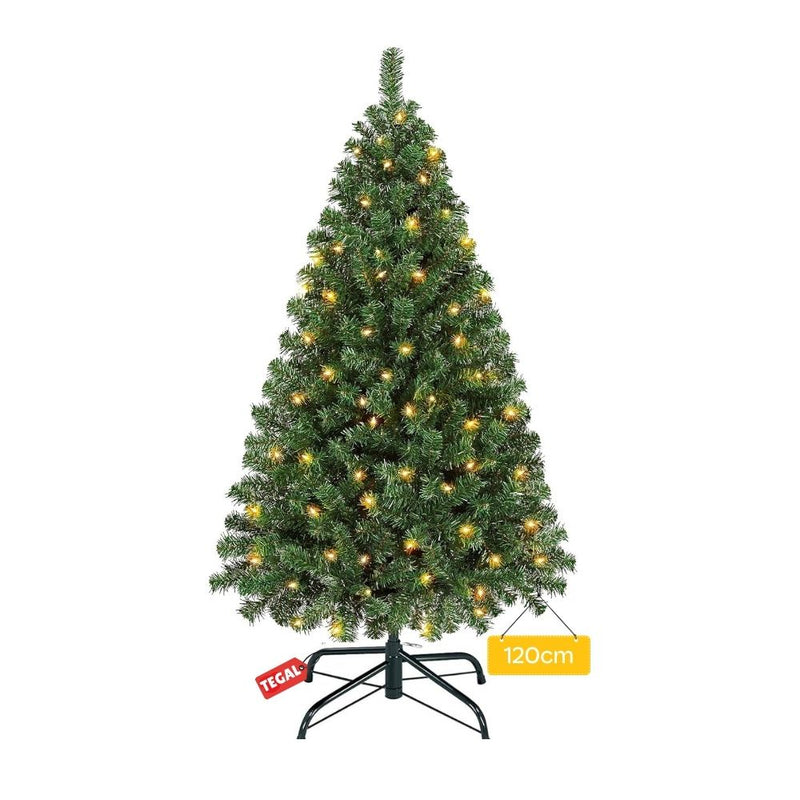 TEGAL Lifelike 120cm Christmas Tree - Perfect for Home or Office Decor