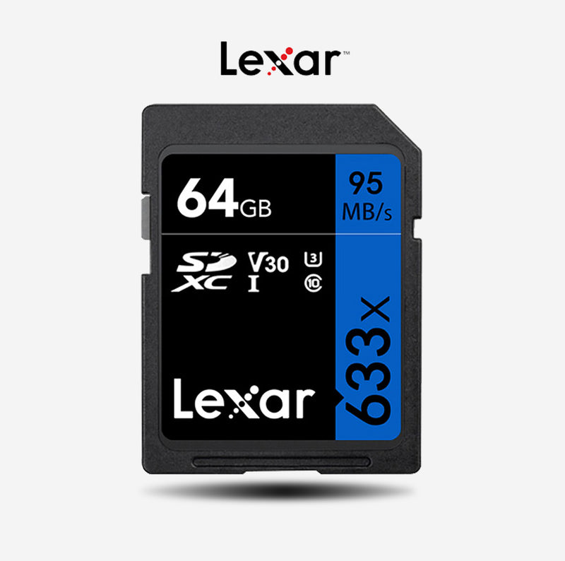TEGAL - Lexar 633x SDHC/SDXC SD Card 64/128/256GB - 64GB