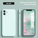 TEGAL - iPhone 12/12 Pro/12 Pro Max Full Cover Liquid Silicone Case - For iPhone12