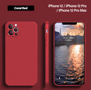 TEGAL - iPhone 12/12 Pro/12 Pro Max Full Cover Liquid Silicone Case - For iPhone12