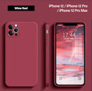 TEGAL - iPhone 12/12 Pro/12 Pro Max Full Cover Liquid Silicone Case - For iPhone12