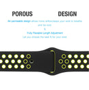 TEGAL - Silicone Apple Watch Band Sport Loop For Apple Watch 44mm Black/Volt -