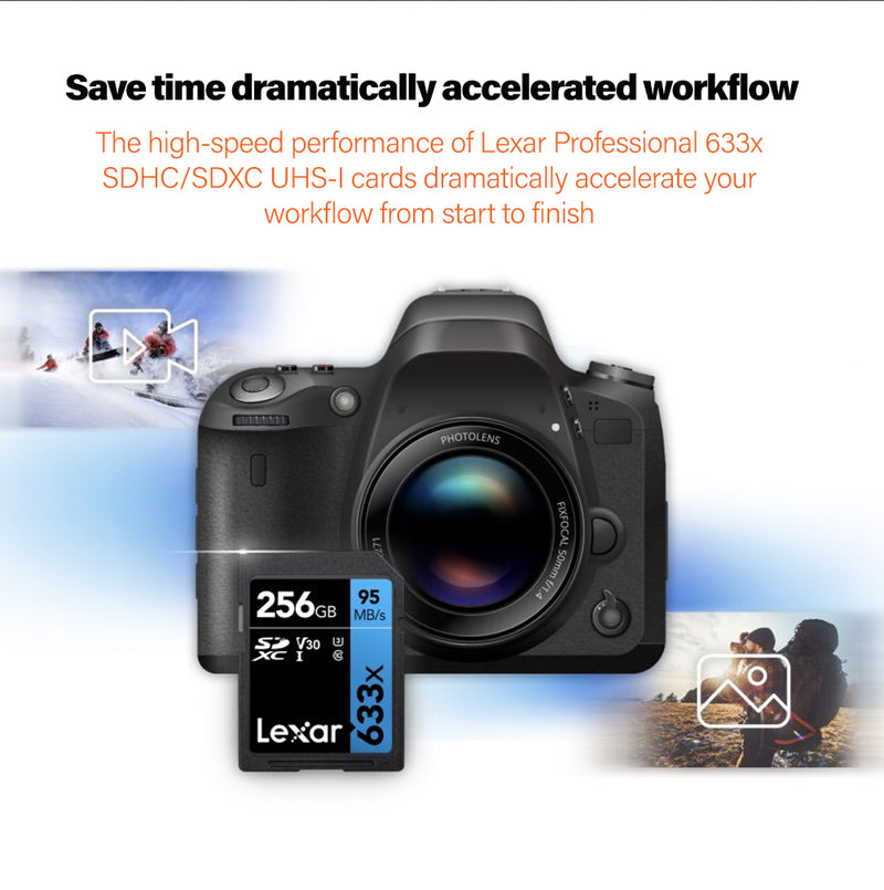TEGAL - Lexar 633x SDHC/SDXC SD Card 64/128/256GB - 64GB