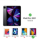 TEGAL - iPad Pro 11/12.9 inch Translucent Canvas Smart Case - For iPad Pro 11 inch 2021