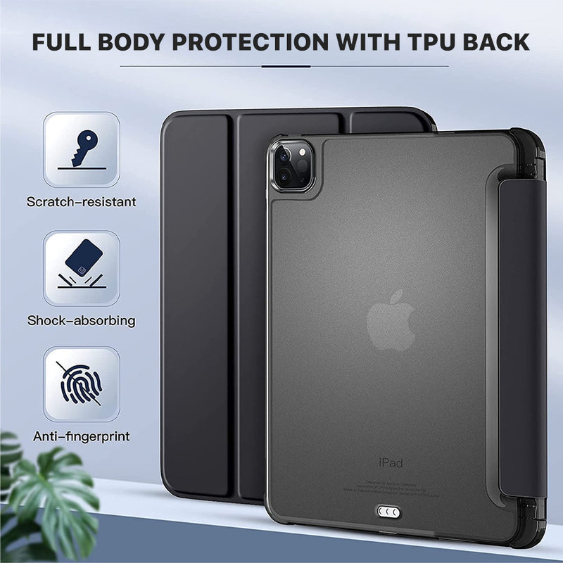 TEGAL - iPad Pro 11/12.9 inch Translucent Canvas Smart Case - For iPad Pro 11 inch 2021