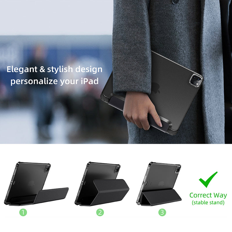 TEGAL - iPad Pro 11/12.9 inch Translucent Canvas Smart Case - For iPad Pro 11 inch 2021
