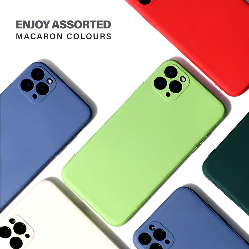 iPhone 12 Pro Liquid Silicone Case Ash Blue-Mobile Phone Cases-TEGAL-TEGAL