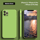TEGAL - iPhone 12/12 Pro/12 Pro Max Full Cover Liquid Silicone Case - For iPhone12