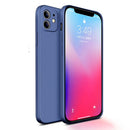 TEGAL - iPhone 12 Promax Liquid Silicone Case Ash Blue -