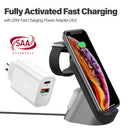 TEGAL - 3 in 1 Wireless Charger 15W Fast Charging Station -