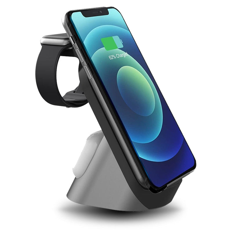 TEGAL - 3 in 1 Wireless Charger 15W Fast Charging Station -