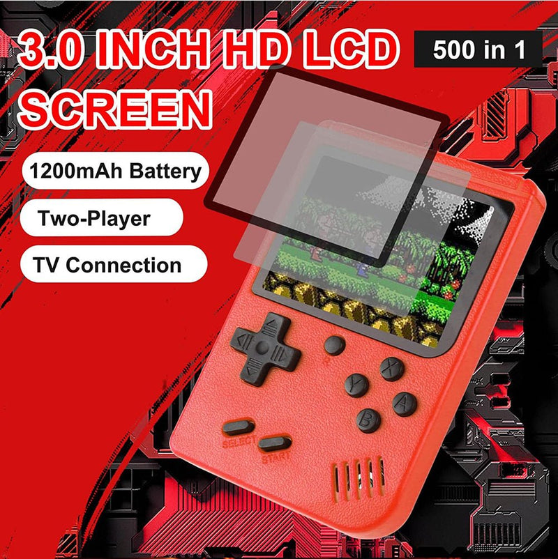 Buy Online Built-in 500 Epic Games Handheld Retro Game Console