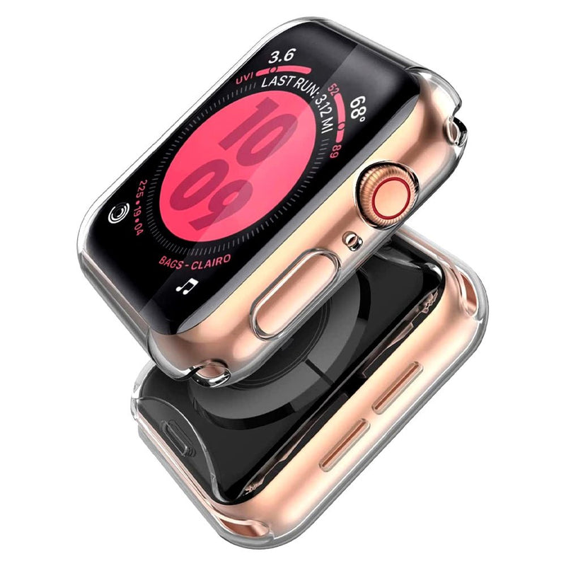 TEGAL - Clear TPU Soft Case / Screen Protector for Apple Watch Series 8 / 7 45mm - x1