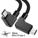 TEGAL - DJI Spark Mavic Pro Remote Controller USB Cable - Micro to IOS Lightning