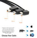 TEGAL - DJI Spark Mavic Pro Remote Controller USB Cable Micro to Lightning -