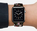 TEGAL - Floral Print Silicone Watch Band Apple Watch 42mm Style