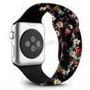 TEGAL - Floral Silicone Apple Watch Band - For iWatch 1/2/3 38mm