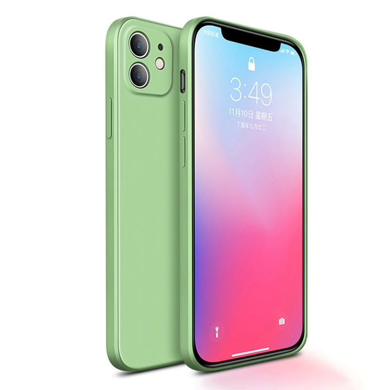 TEGAL - iPhone 12 Liquid Silicone Case Matcha Green -