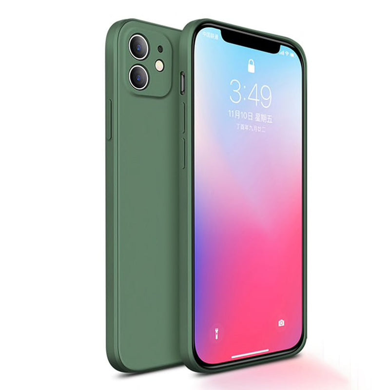 TEGAL - iPhone 12 Liquid Silicone Case Midnight Green -