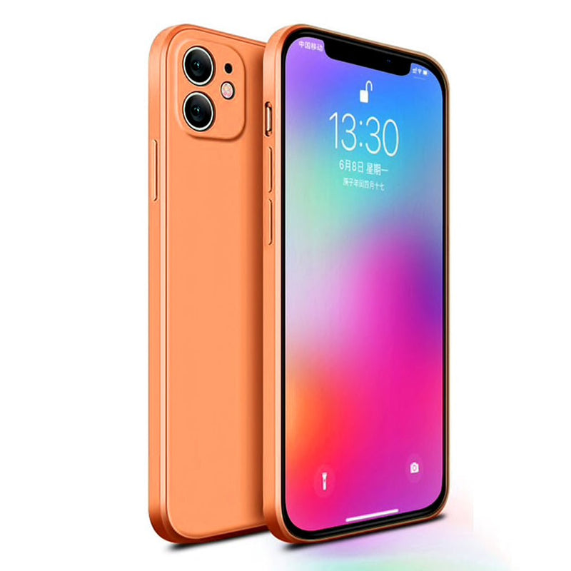 TEGAL - iPhone 12 Liquid Silicone Case Orange -