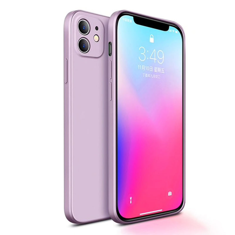 TEGAL - iPhone 12 Pro Liquid Silicone Case Light Purple -