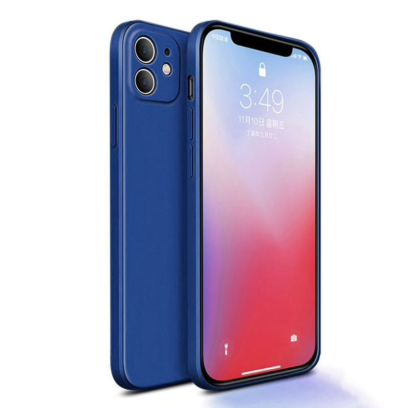 TEGAL - iPhone 12 Promax Liquid Silicone Case Sea Blue -