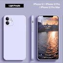 TEGAL - iPhone 12/12 Pro/12 Pro Max Full Cover Liquid Silicone Case - For iPhone12