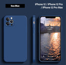 TEGAL - iPhone 12/12 Pro/12 Pro Max Full Cover Liquid Silicone Case - For iPhone12