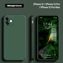 TEGAL - iPhone 12/12 Pro/12 Pro Max Full Cover Liquid Silicone Case - For iPhone12