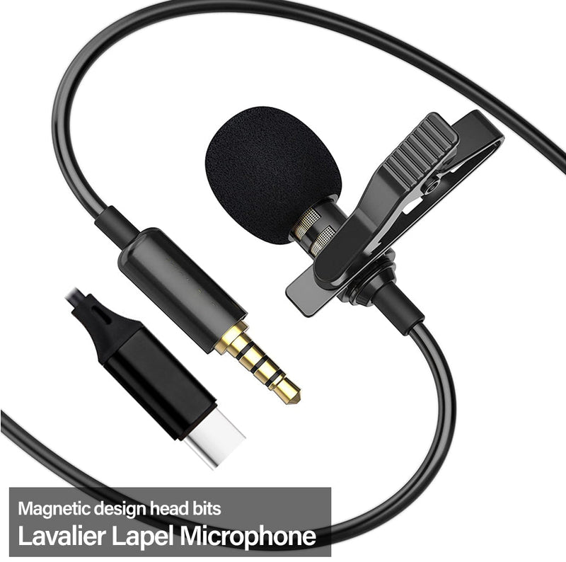 TEGAL - Lavalier Clip-on USB C Lapel Microphone -