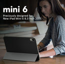 TEGAL - Magnetic Infinity Case iPad mini 6 2021 8.3 inch Black -