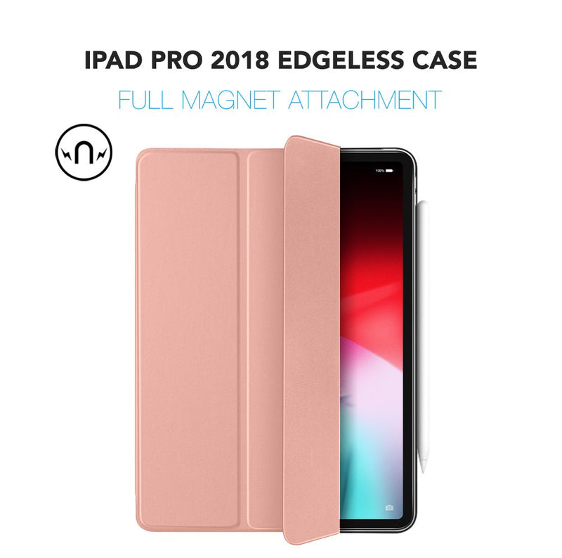 TEGAL - Magnetic Infinity Case iPad Pro 2018 12.9 inch Rose Gold -