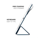 TEGAL - Magnetic iPad Pro Case with Apple Pencil Clasp for iPad Pro 2021 11" Light Blue -