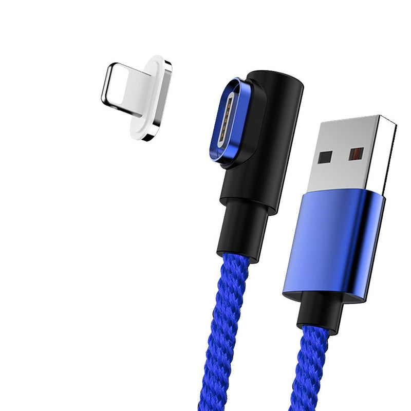 TEGAL - Magnetic Sideway Fast Charging Cable for lightning 1m Blue -