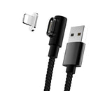 TEGAL - Magnetic Sideway Fast Charging Cable for lightning 2m Black -
