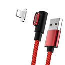 TEGAL - Magnetic Sideway Fast Charging Cable for lightning 2m Red -