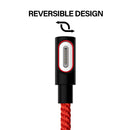 TEGAL - Magnetic Sideway Fast Charging Cable for USB C 1m Black -