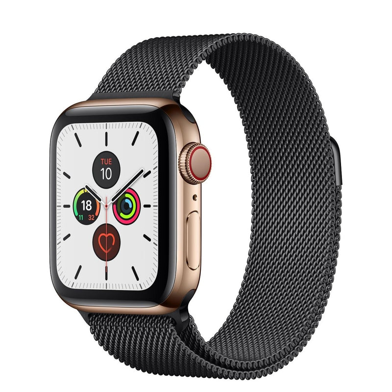 TEGAL - Milanese Loop Apple Watch Strap For Apple Watch 42mm Black -