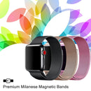 TEGAL - Milanese Loop Apple Watch Strap For Apple Watch 42mm Silver -