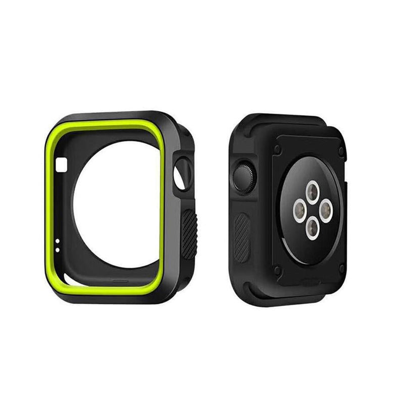 TEGAL - Nike Silicone Band Sport Loop with Bumper Apple Watch 40mm Black-Volt - 1x Bumper Only