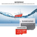 Samsung - Samsung EVO Plus MicroSDXC with SD Adapter 16GB 32GB 64GB 128GB - 128 GB (100 Mbps)