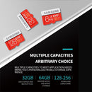 Samsung - Samsung EVO Plus MicroSDXC with SD Adapter 16GB 32GB 64GB 128GB - 128 GB (100 Mbps)